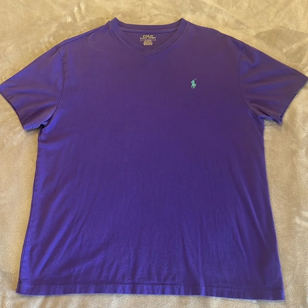 Ralph Lauren Purple Short Sleeve Polo